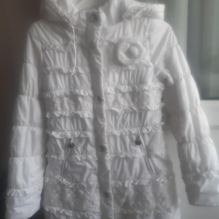 Куртка-пальто для девочки демисезонная