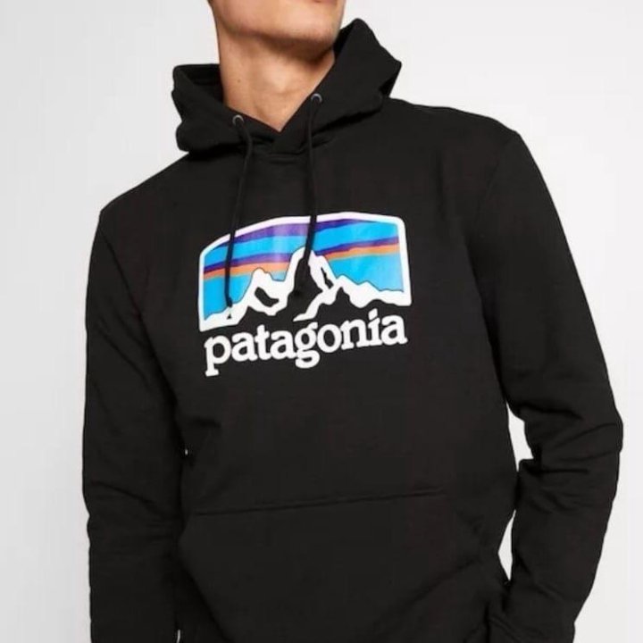 Толстовка худи Patagonia новая.Черная