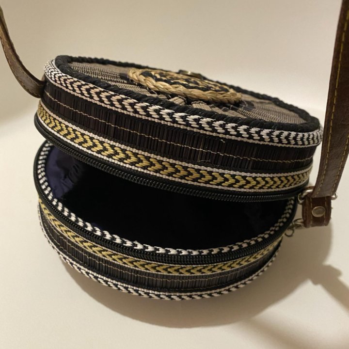 Плетёная сумка