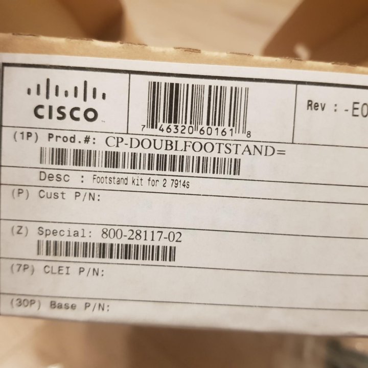 CP-DOUBLFOOTSTAND подставка CISCO