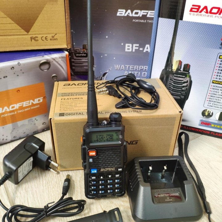 Рации Baofeng UV-5R 8ватт *магазин*