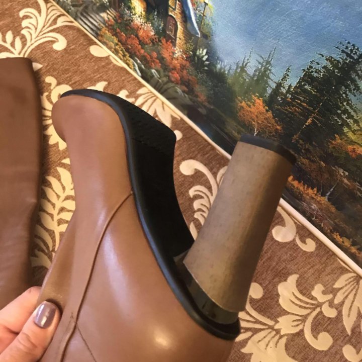 Сапоги(кожаные)