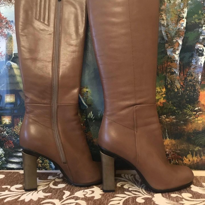 Сапоги(кожаные)