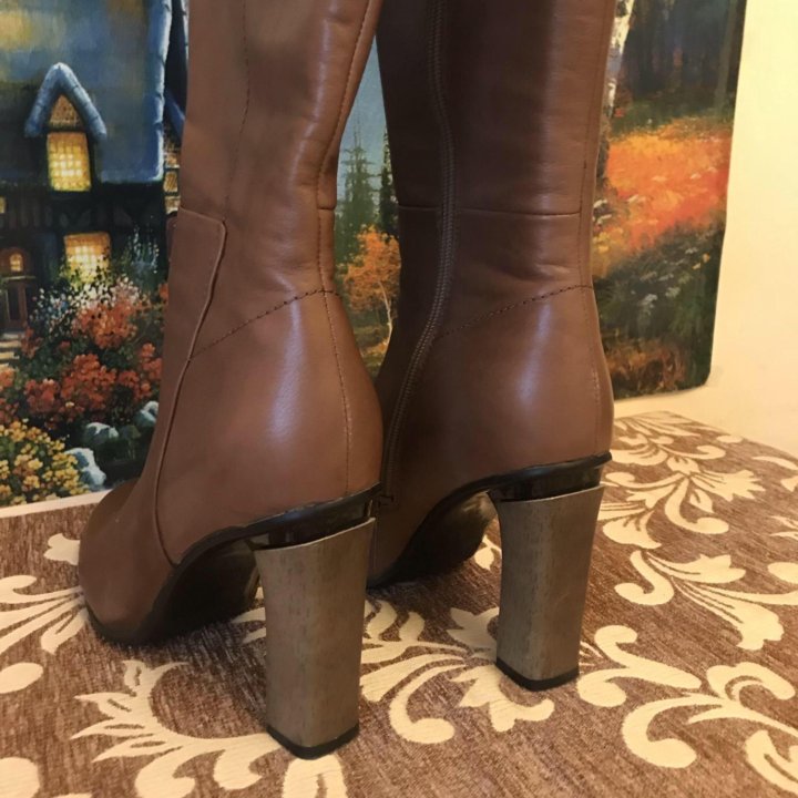 Сапоги(кожаные)