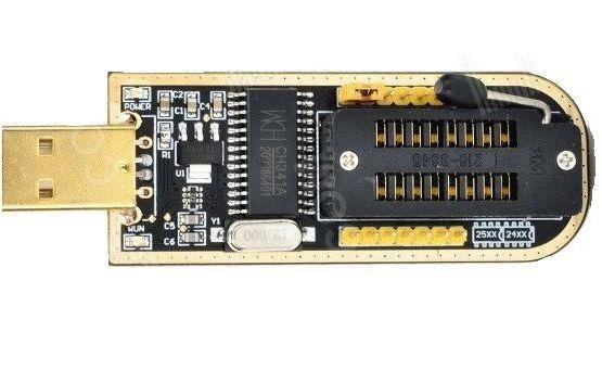 Программатор CH341A 25 SPI flash 24 eeprom USB