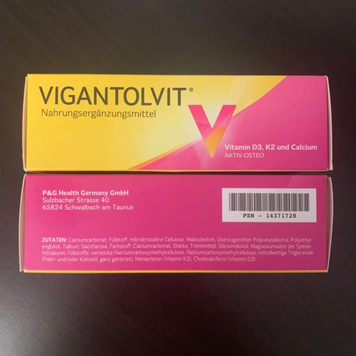 Vigantolvit Vitamin D3-K2-Calcium , 60 шт.