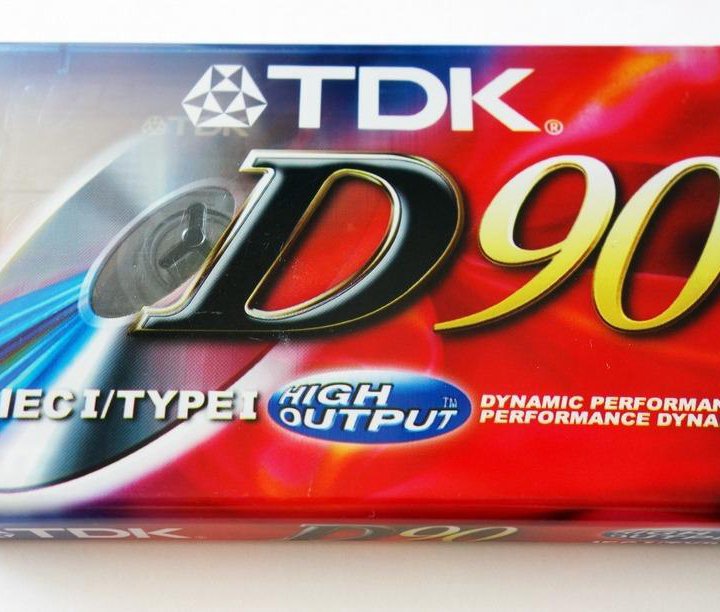 TDK - D90 - Type I - High Output- Кассета