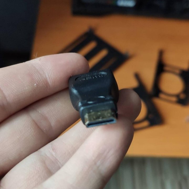 Переходник hdmi (F) - minihdmi (M)