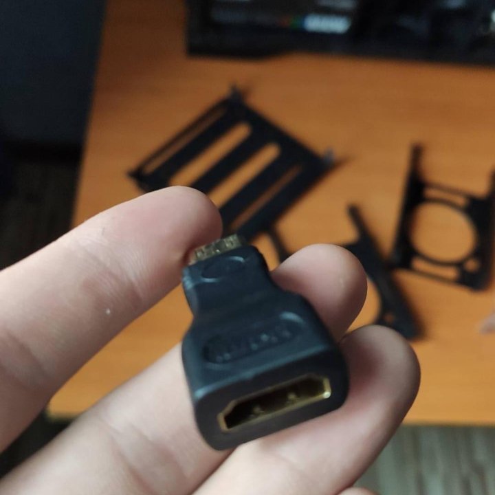 Переходник hdmi (F) - minihdmi (M)