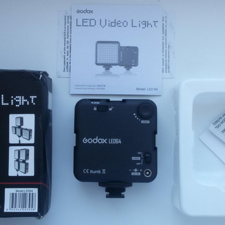 Свет для съемки godox led64 led 64 накамерный