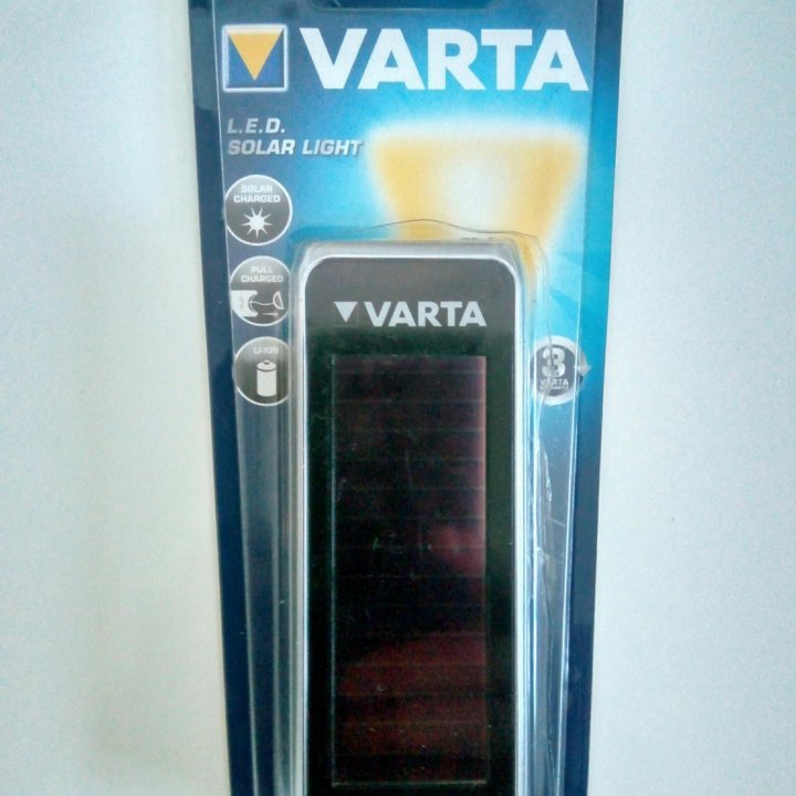 Фонарь VARTA LED SOLAR LIGHT