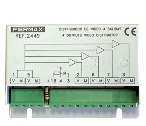 Видеораспределитель на 4 выхода fermax