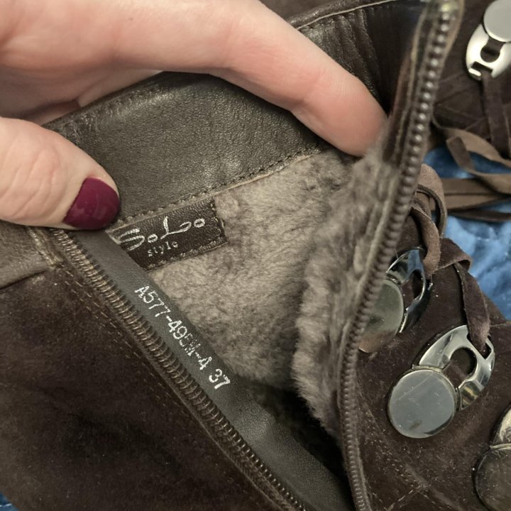 Зимние ботильоны