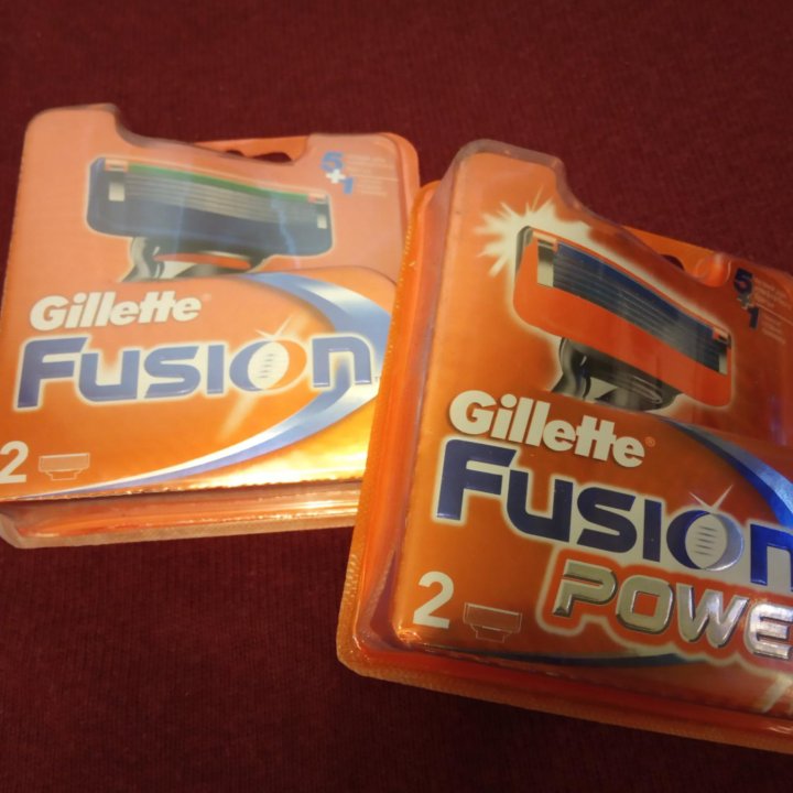 Лезвия Gillette Fusion
