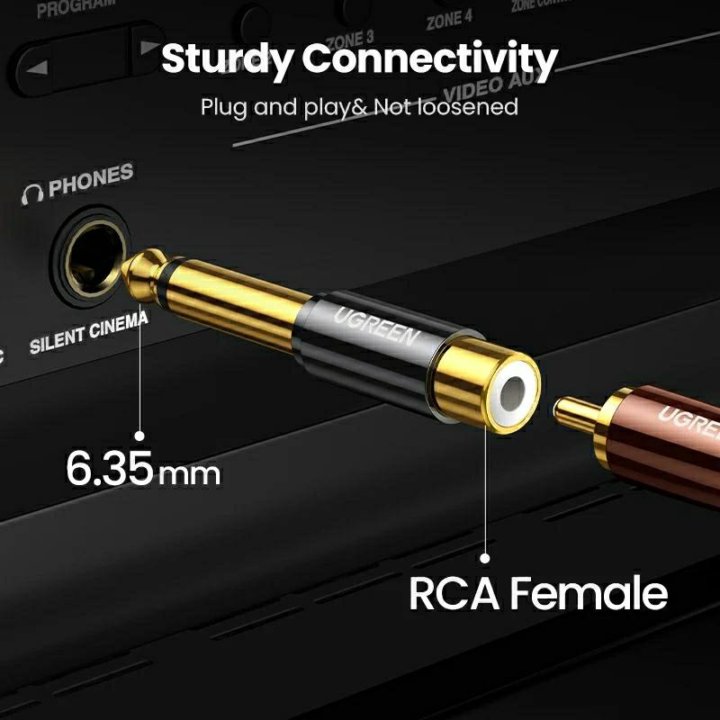 6.5мм переходник Rca