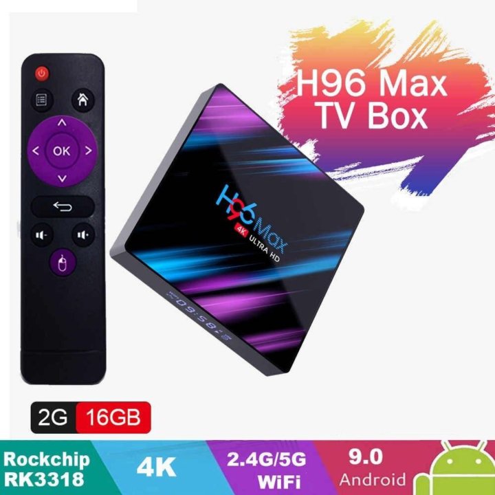 Смарт тв приставка X96 Max TV BOX 2/16 Гб Android