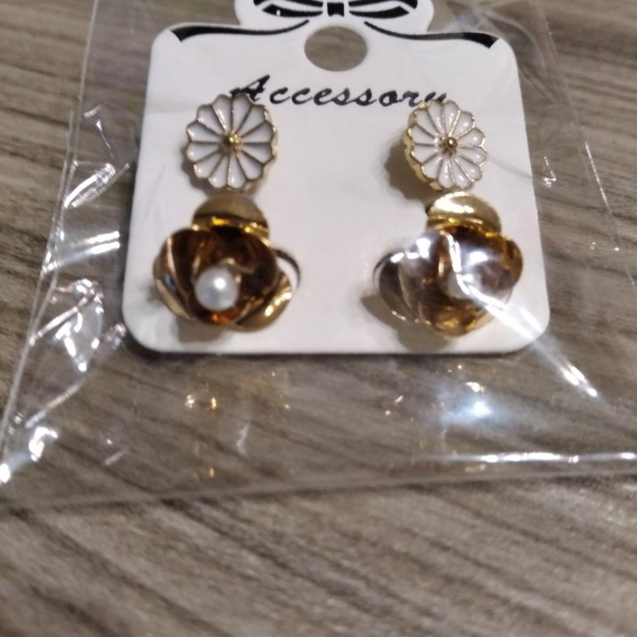 Серьги новые