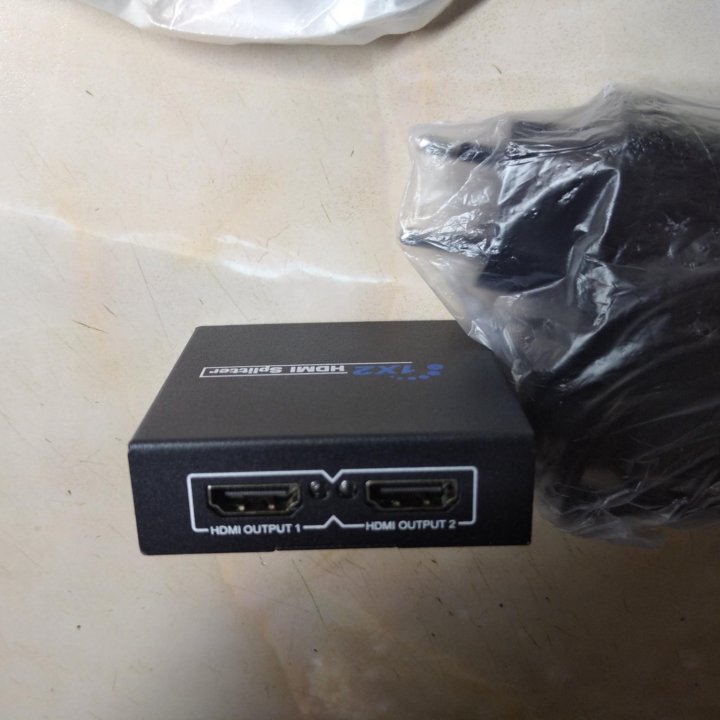 Новый Разветвитель сплиттер HDMI, 1 вход 2 выхода