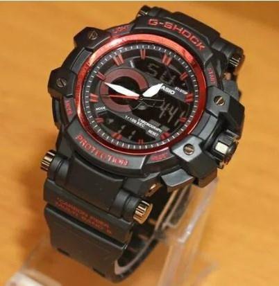 Часы G-Shock Gwp-1000 Protection Black Red Premium