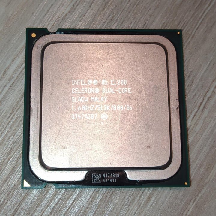 Процессор Intel Celeron E1200 1,60ггц сокет 775