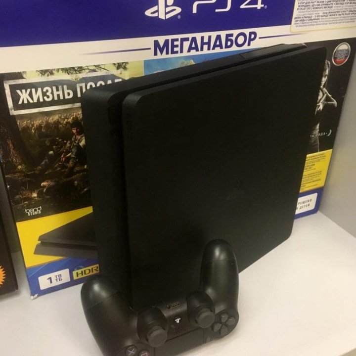 PS4 1000GB 1TB Sony PlayStation 4 Slim, Мало б/у