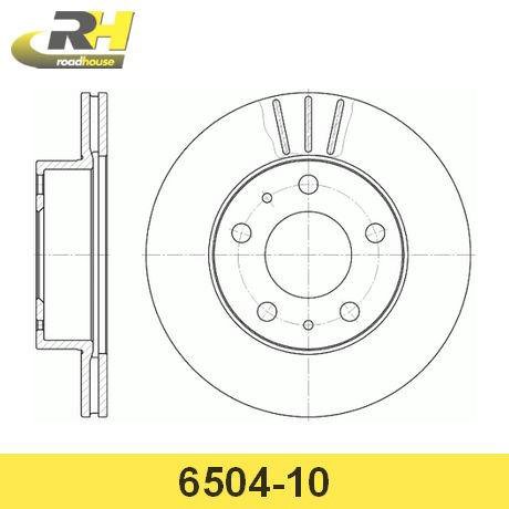 Тормозной диск передний ROADHOUSE 6504.10