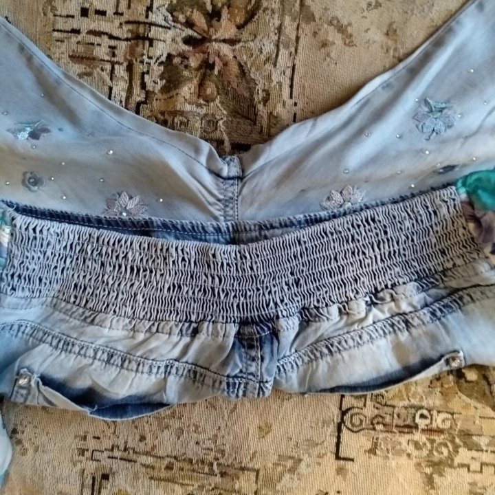 Брючки со стразами