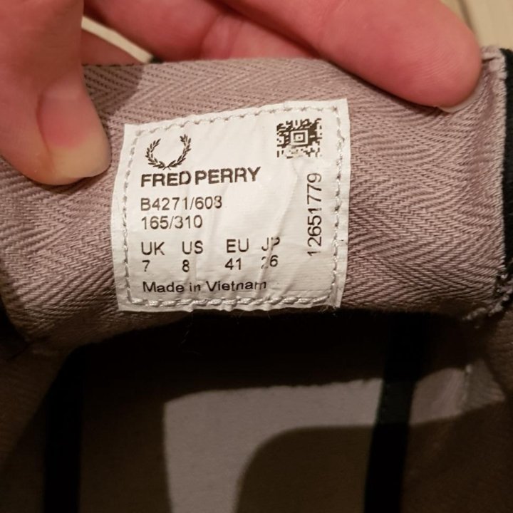 кеды FRED PERRY