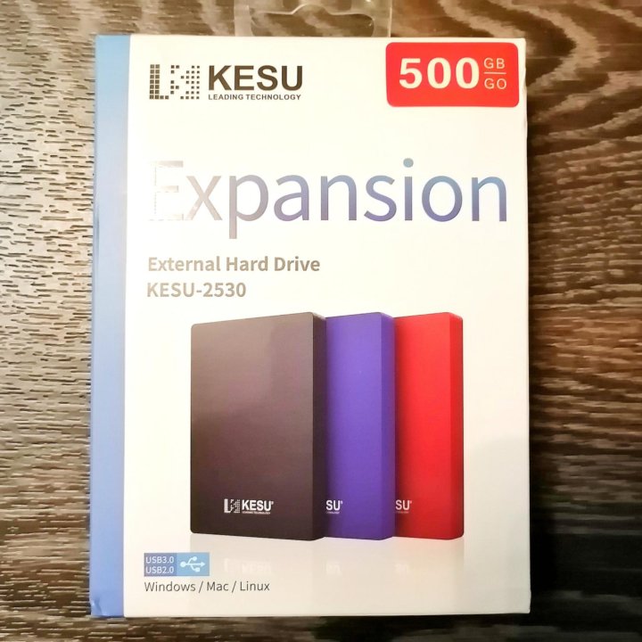 Внешний жёсткий диск 500GB 3.0 Новый