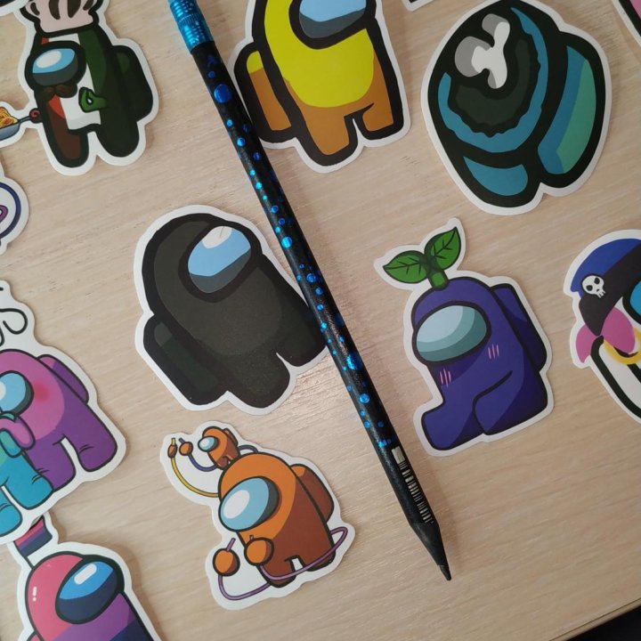 Наклейки Among Us в Москве, цена 50 руб. | Объявления о продаже в ...