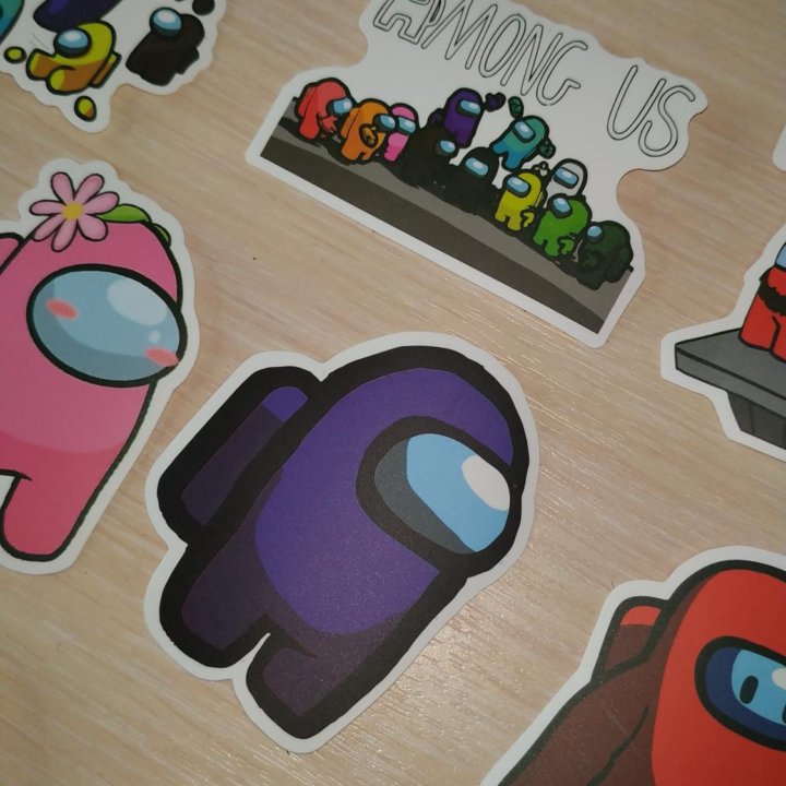 Наклейки Among Us в Москве, цена 50 руб. | Объявления о продаже в ...