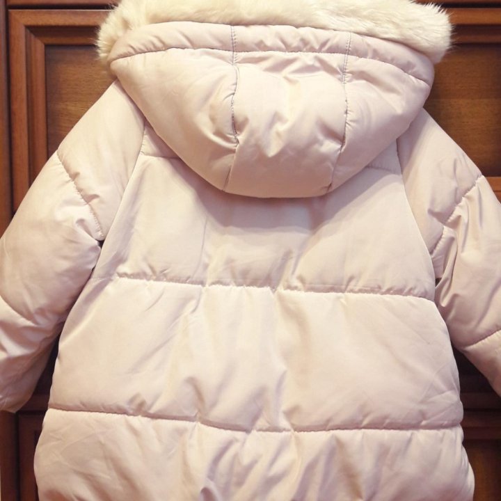 Утепленная куртка Zara для девочки 3-4 года/104см.