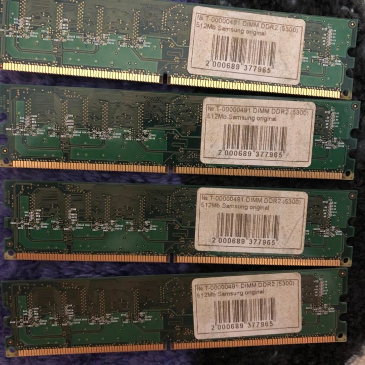 Оперативная память DDR2 Samsung и NCP PC-5300