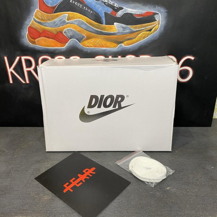 Кроссовки Dior x Air Jordan 1