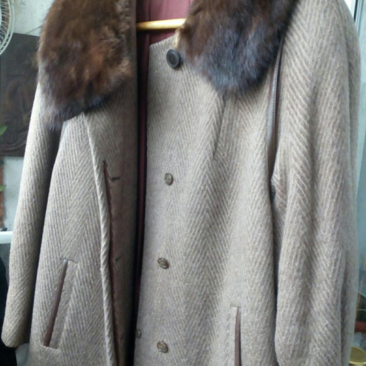 Пальто зимнее