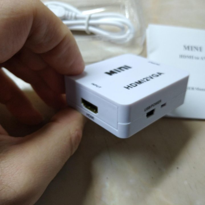 Переходник адаптер конвертер из HDMI в VGA