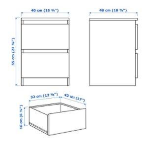 Тумба, тумбочка прикроватная Икеа Ikea