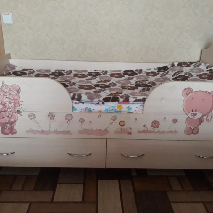 Детская кроватка+матрас