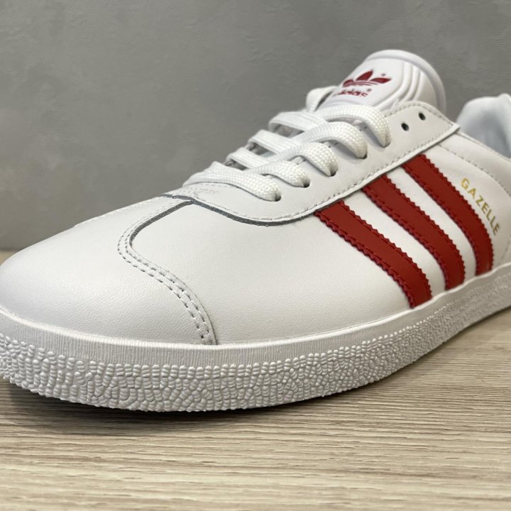 Мужские кроссовки adidas Gazelle (белые)