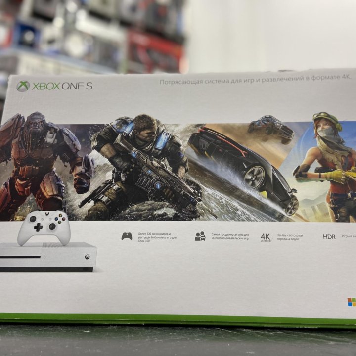 Xbox One S 1TB В идеальном состоянии