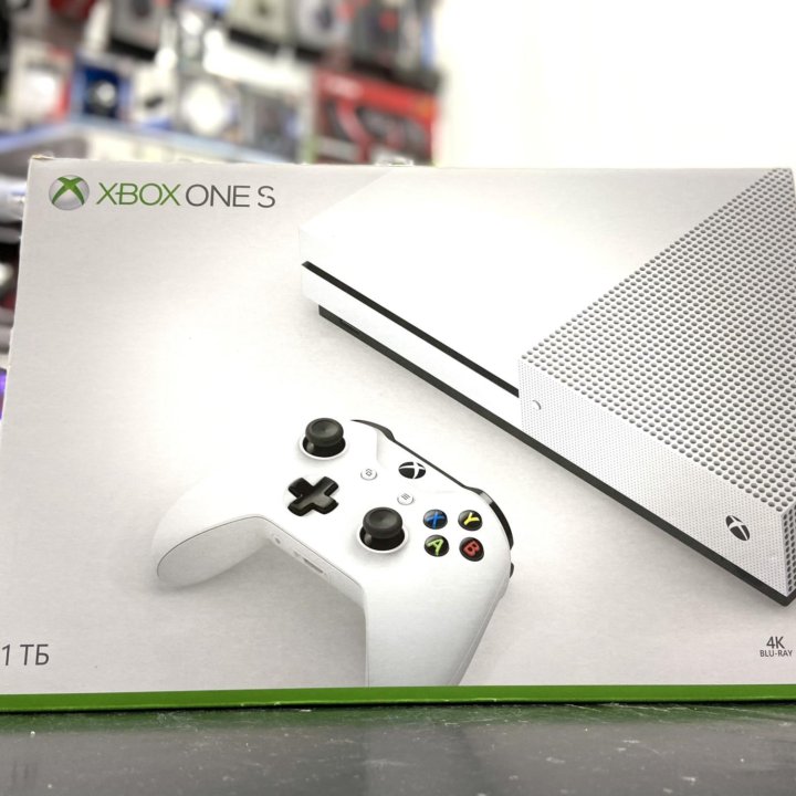 Xbox One S 1TB В идеальном состоянии