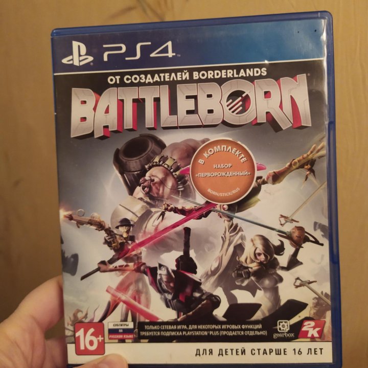 Игра на PS4 Battleborn новый диск