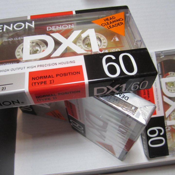 Аудиокассета DENON DX1/60.Закрытые.Винтаж.1992г