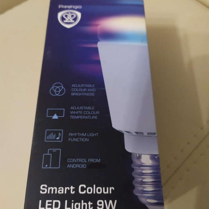 Умная лампа Smart Colour белый+цветной