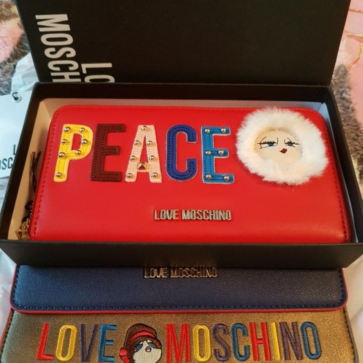 Кошелек Moschino.Оригинал