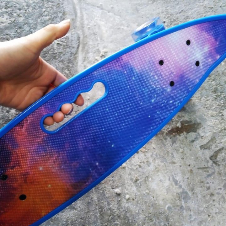 Новый Penny board 60 см с ручкой