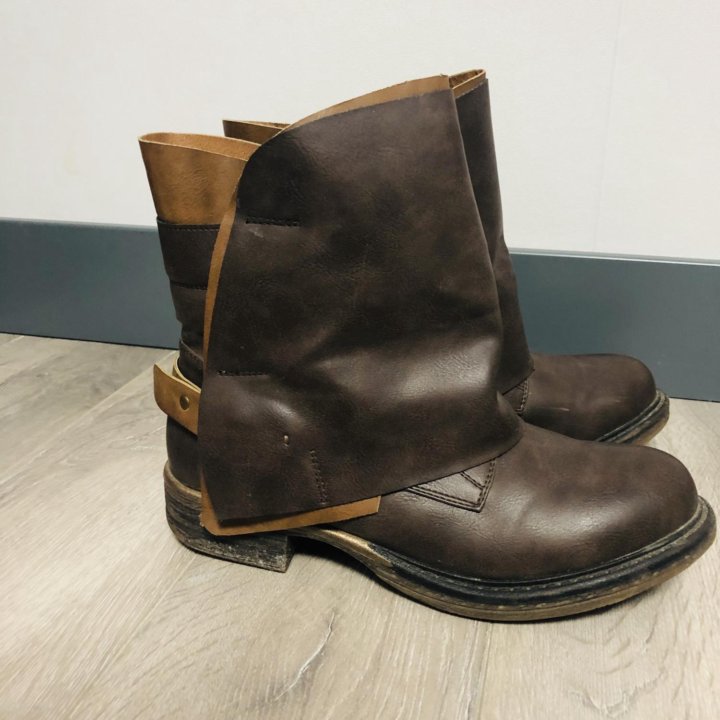 Сапоги кожаные