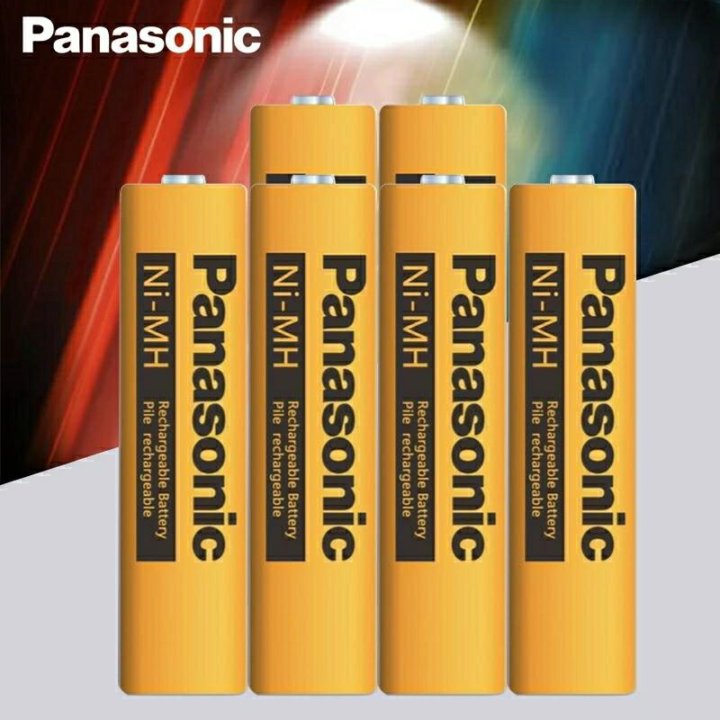 Panasonic AAA 1,2 V 630mAh Аккумулятор 1200 циклов