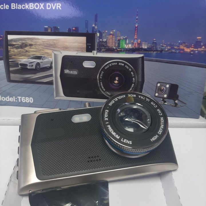 Видеорегистратор T680, две камеры