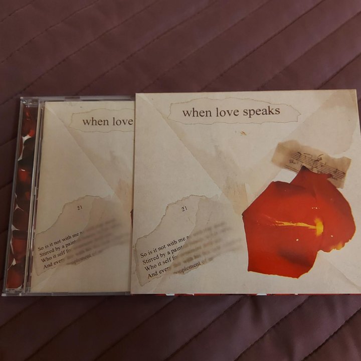 CD сборник When Love Speaks (Shakespears's Sonnets